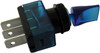 SPST Blue Illuminated On-Off Duckbill Switch  9407-1-11