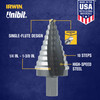 UNIBIT® 1/4 - 1-3/8" #5 High Speed Steel Step Drill Bit   10235