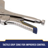 11" Vise-Grip® Locking C-Clamp Quick Release w/ Regular Tips   IRHT82584