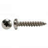 #4 x 3/4" Pan Head Stainless Steel Tapping Screw 100 Pc.   5171-045