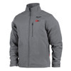 M12 Grey Heated Toughshell Jacket Only 3X  204G-203X