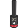 3/8" Drive x 6mm Deep Impact Socket - 6 Point  49-66-6148