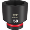 1" Drive x 58mm Shallow Impact Socket - 6 Point  49-66-6612