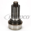 2.349" 16 Spline - 4.00" x .134" Round - Midship Stub Shaft w/Nut  N6-53-311