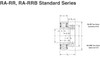 45mm Cylindrical Ball Bearing Insert w/Eccentric Locking Collar   RAE45RR