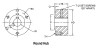 1-3/8" Shaft Lovejoy® Deltaflex® Series 40 Round Coupler Hub   40-DLT HUB RND-SS-1-3/8-5/16X5/32KW