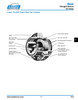 3" Shaft Lovejoy® Series F-3 Flex Flanged Gear Coupling Half   F-3-HUB-3"-3/4X3/8KW