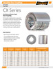1" Shaft Lovejoy® Series FCX-1.5 HercuFlex® Gear Coupling Half   FCX-1.5-HUB-1"-1/4X1/8KW