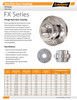 2-7/8" Shaft Lovejoy® Series FCX-2.5 HercuFlex® Gear Coupling Half   FCX-2.5-HUB-2-7/8-3/4X3/8KW