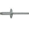 1/8" x 1/8 - 1/4" Large Flange Aluminum Blind Rivet 10000 Pc.   B239-018