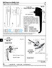 Non-Locking Handle 90 Degree Right Hand Rotation 7.25" Handle Lgth X 1.75" C. To C. Die Cast Black Finish   096-014