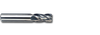 4mm TiAln Coated Solid Carbide 4 Flute End Mill   SC72040A