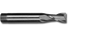 50mm HSS 2 Flute Long Threaded Shank End Mill   MC06950