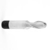 1-1/4" TiNC Coated HSS 2 Flute Threaded Shank Ball Nose End Mill   MC07116C
