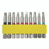 10 Pc. Assorted Robertson Power Bit Set 2"  711252
