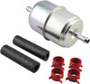 In-Line Fuel Filter with Clamps and Hoses  BF833-K2