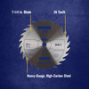 5 Pc. 7-1/4" 26T Classic Series Circular Saw Blade   11040ZR