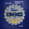 5 Pc. 5-3/8" 18T Marathon® Circular Saw Blade   14015