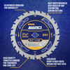 7-1/4" 24T Marathon® Circular Saw Blade   14030