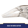 9" Vise-Grip® Long Nose Quick Release Locking Plier w/ Wire Cutter   IRHT82582