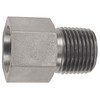1-1/16"-12 x 1/2" Steel Female ORB - Male NPT Connector  0116-12-08