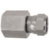 1/8 x 1/4" Steel Female NPT - Female 37° JIC Connector  0508-02-04