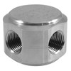 1/4 x 1/4" Stainless Steel Female NPT - Female NPT Water Blast 90° Elbow  0898SS-15K-04-04