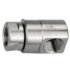 3/4 x 3/4" Steel Female NPT - Female NPT 90° 5000 PSI Live Swivel  0898XHD-12-12
