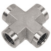 1" Steel Female NPT Cross  08X88-16-16