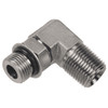 3/4"-16 x 3/8" Steel Male ORB - Male NPT 90° Elbow  1196-08-06