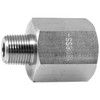 1/4 x 3/8" Stainless Steel Male NPT - Female NPT Water Blast Reducer  1608SS-15K-04-06