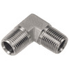 3/8 x 1/4" Steel Male NPT - Male NPT 90° Elbow  1696-06-04