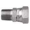1/2 x 1/2" Steel Male NPT - Female BSPP Swivel   26016-08-08