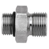 1-7/8"-12 x 2" Steel Male ORB - Male BSPP Connector   36011-24-32