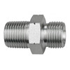 3/4 x 3/4" Steel Male BSPT - Male BSPP Hex Nipple   36038-12-12