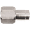 5/16 x 3/8" Pulsar Stainless Steel 4000 Series Teflon® Crimp - Female 37° JIC Swivel  4005SS-06-06