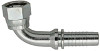 1/2 x 1/2" Pulsar 5000 Series Hose Barb - Female 37° JIC Swivel 90° Elbow  5095-08-08