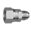 M12-1.5 x 1/4" Steel Female Komatsu - Male JIC Connector   68015-12-04