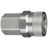 3/4 x 3/4" Series C700VEP Thread Together Flush Face Coupler - Female NPT  C701VEP-12-12