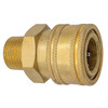 1 x 1" Brass Pressure Washer Coupler - Male NPT   CST11B