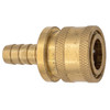 1 x 1" Brass Pressure Washer Coupler - Hose Barb  CSTH12B