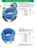 5/8" x 75' Blue Aqua® Water Hose Assembly   G1331-063GHT75