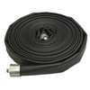 1-1/2" x 50' Black Dragon Lay-Flat Discharge Hose Assembly w/ Forestry Fittings   G1372-150F50