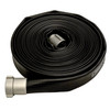1-1/2" x 50' Black Dragon Lay-Flat Discharge Hose Assembly w/ NPSH Fittings   G1372-150NP50