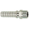 3/4 x 3/4" Steel Hose Barb - Male NPT  G23S-075-075