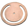2-1/2" Foot Valve Replacement Leather Flapper  G34FVL-250
