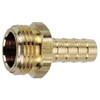 3/4"-11.5 x 5/8" Brass Male Water Hose - Hose Barb Connector  G36BM-063