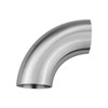 1-1/2" Sanitary 90° Polished Weld Elbow  G5090BW-150-150