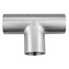 1" Sanitary Polished Weld Tee  G50TBW-100-100