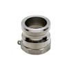 2-1/2" Stainless Type A Male Camlock - Female NPT  G65SSA-250
